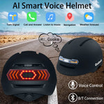 AI Smart Helmet with Turn signal Light and Speaker Headset